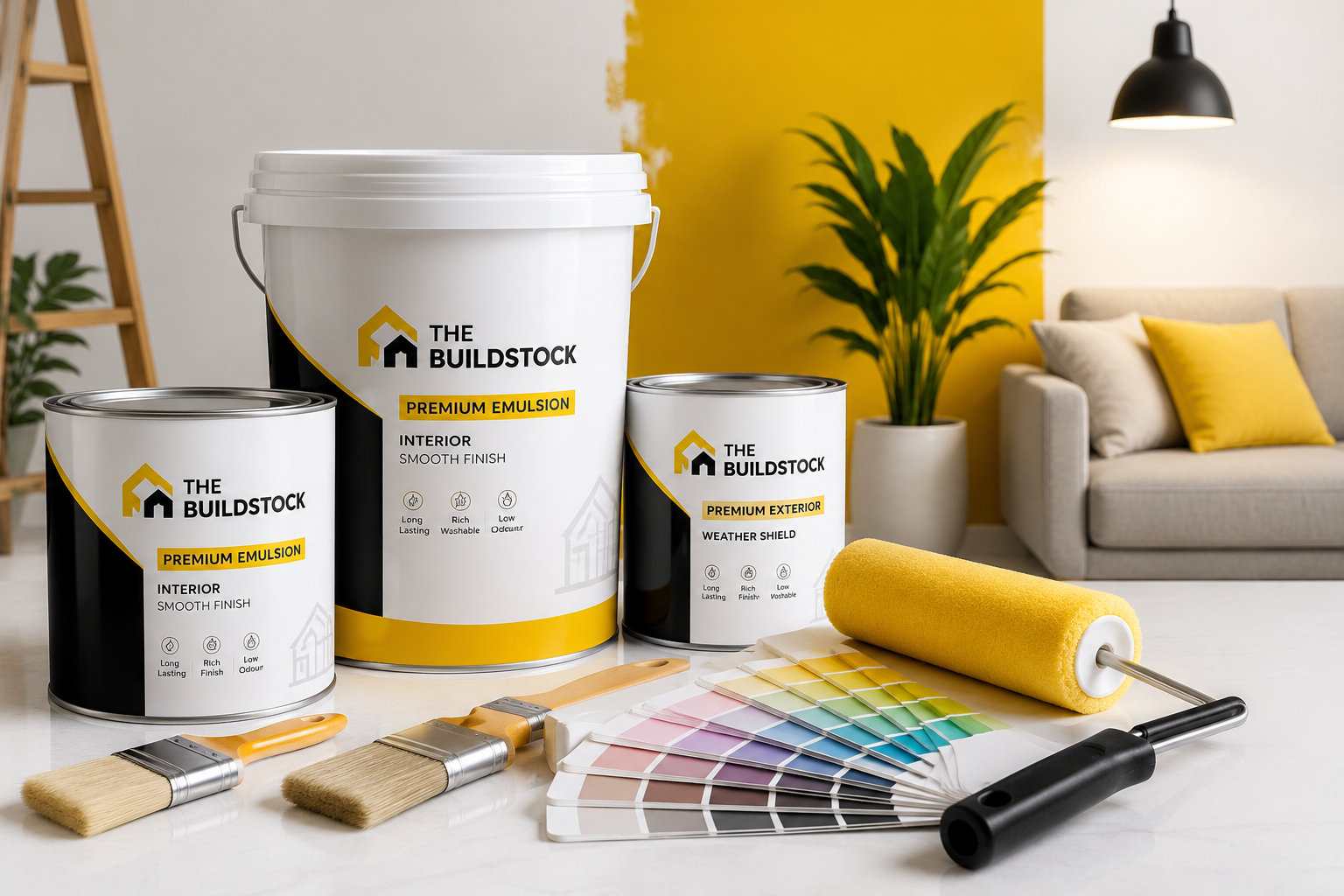 Premium interior and exterior wall paints for homes | The Buildstock