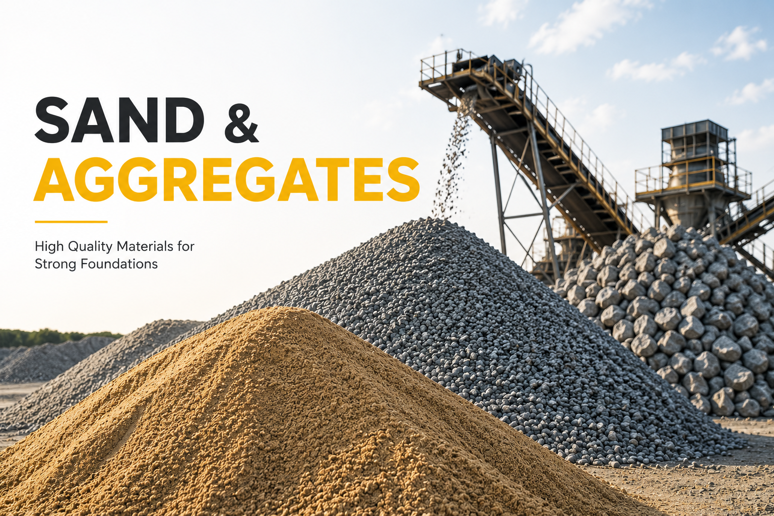 Sand supplier in Kurukshetra Aggregates Construction aggregates supplier in Kurukshetra