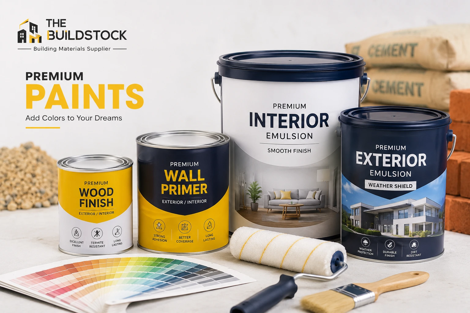 Paints and wall coatings by The Buildstock